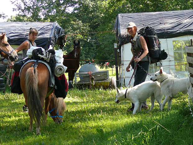 Am Start zum Wochenendtrecking